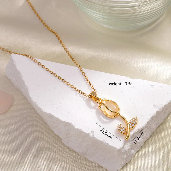 Collar Flor Tulipán