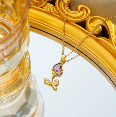 Collar Flor Tulipán