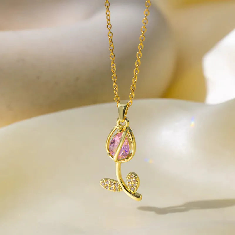 Collar Flor Tulipán